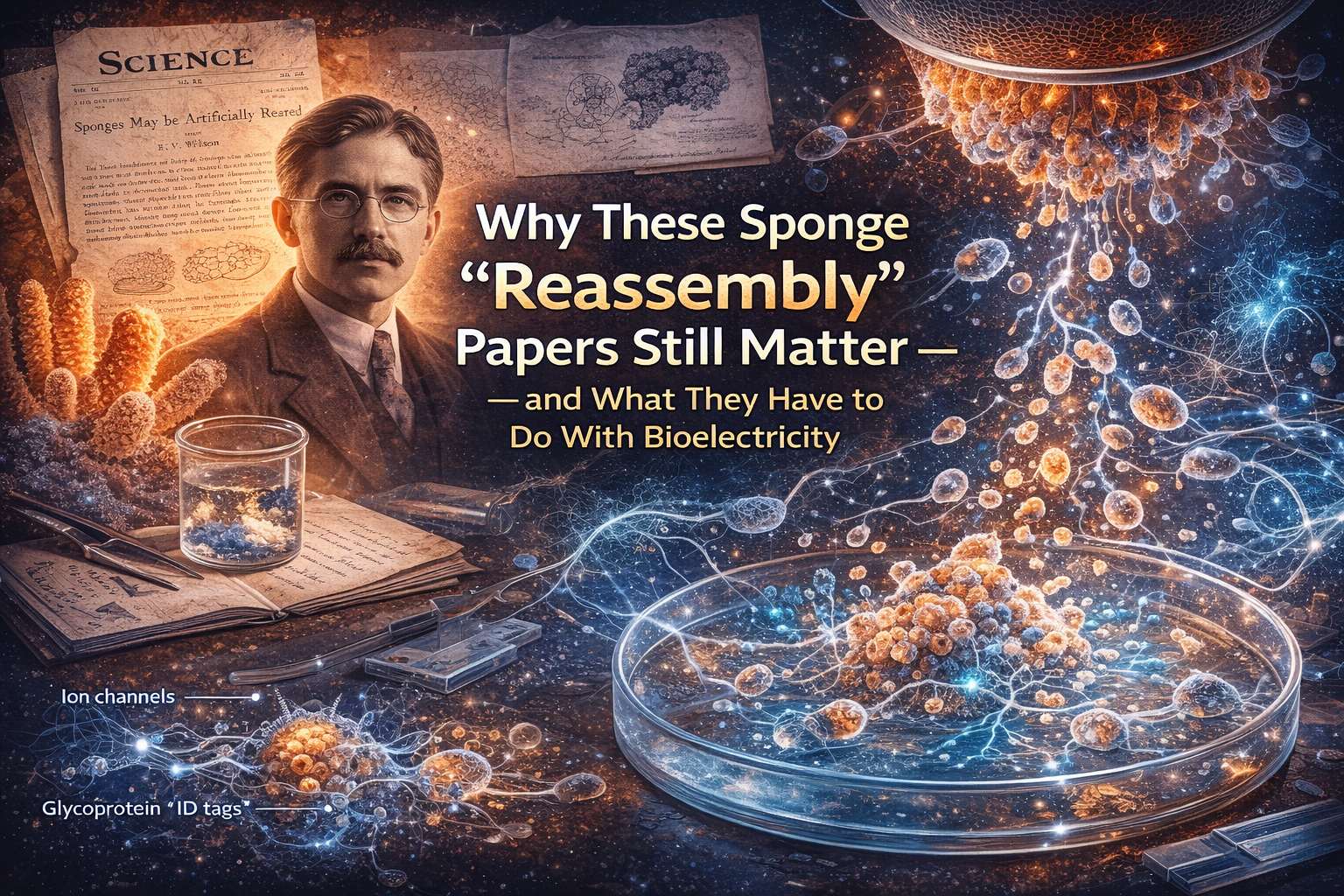 Why These Sponge “Reassembly” Papers Still Matter — and What They Have to Do With Bioelectricity