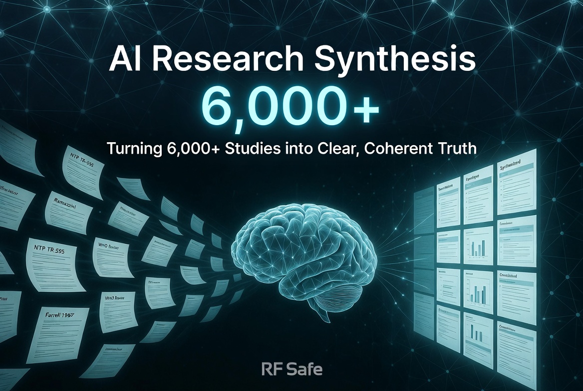 New on RF Safe: AI-Powered Research Synthesis — Turning 4,000+ Studies into Clear Answers