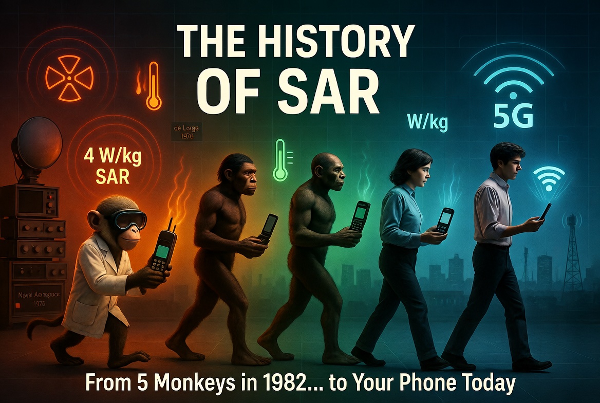 The History of SAR: How a Handful of 1970s Monkey Experiments Became the Foundation for Every Cell Phone Safety Limit on Earth